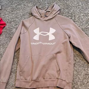 Under Armour Beige Hoodie with Logo